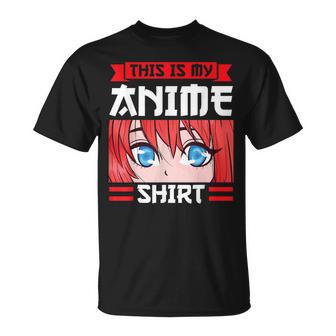 Das Ist Mein Anime Anime T-Shirt - Geschenkecke