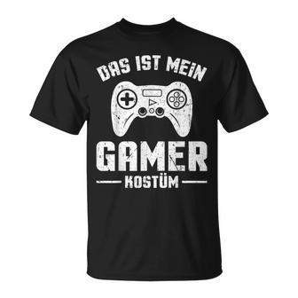 Das Ist Mein Gamer Kostüm Zocker Gaming T-Shirt - Geschenkecke