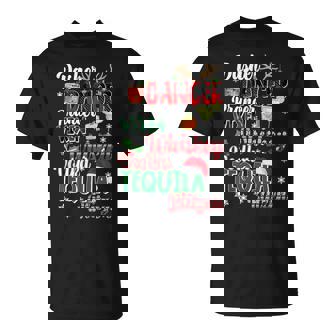 Dasher Dancer Prancer Vixen Moscato Vodka Tequila Blitzen T-Shirt | Seseable CA