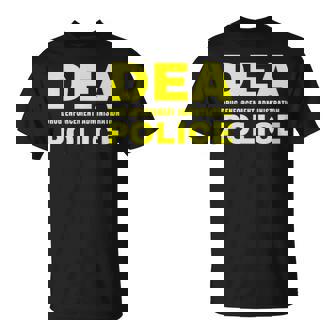 Dea 警察官 麻薬取締局 フロントプリント 長袖tシャツ Tシャツ - Kawaiitshirt