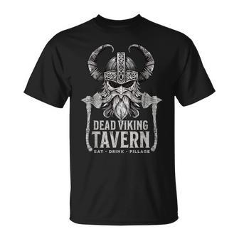 Dead Viking Tavern Pub Drinking T-Shirt | Seseable UK