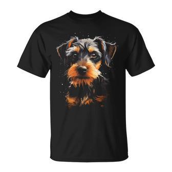 Deutscher Jagdterrier Welpe Hund T-Shirt - Geschenkecke