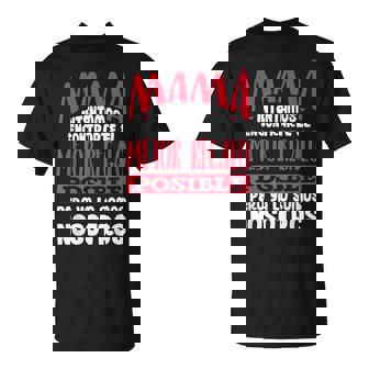 Día De La Madre Es Mamá Hija Hijo Regalo Madre Camiseta unisex - Regaloses