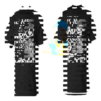 If I Die At Work Please Place My Ppe On Me T-Shirt - Thegiftio