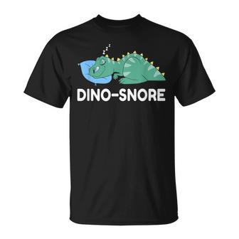 Dino Snore Dinosaur Pajamas For Women T-Shirt - Thegiftio UK