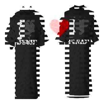 Distressed Grunge Worn Out Style I Love Inventing T-Shirt | Mazezy