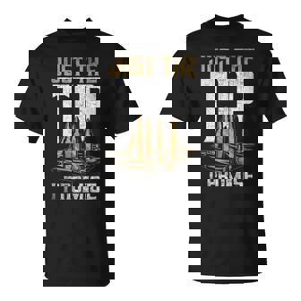 Distressed Quote Just The Tip I Promise Gun-Owners Bullet Tank Top T-Shirt | Mazezy