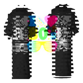 Divertida Para Fiestas Con Texto En Inglés I Love The 80S Para Y Hombre Camiseta unisex - Regaloses