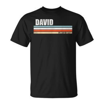 Divertido Regalo David Edición Limitada David Camiseta unisex - Regaloses