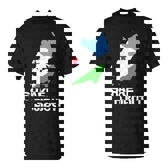 Djibouti SHAKE DJIBOUTI Country Flag T-Shirt | Mazezy