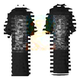 Dog Eating Taco Graphic Art T-Shirt | Mazezy