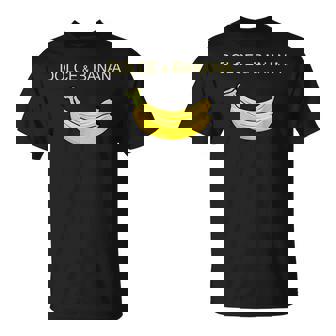 Dolce And Banana ファニーキュートグラフィックデザインバナナtシャツ Tシャツ - Kawaiitshirt