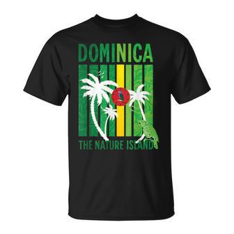 Dominica Island Vacation Flag T-Shirt - Thegiftio
