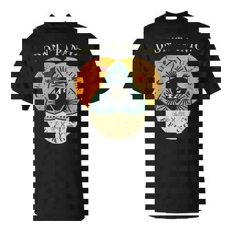 Don't Panic Life Universe Everything 42F 宇宙愛好家 Tシャツ - Kawaiitshirt