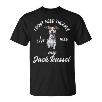 Donna Jack Russel Dog Lover I Just Need My Jack Russel Con Collo A Maglietta - Novitaregali