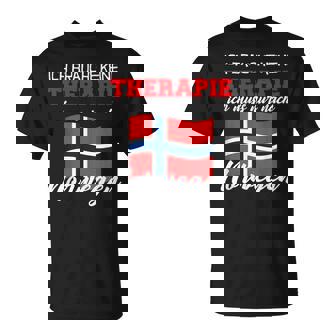 I Don't Need Therapy I Just Want To Go To Norway T-Shirt | Mazezy