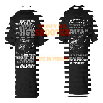 Dont Piss Off a Grumpy Old Skeet Shooter Trap Shooting T-Shirt | Mazezy