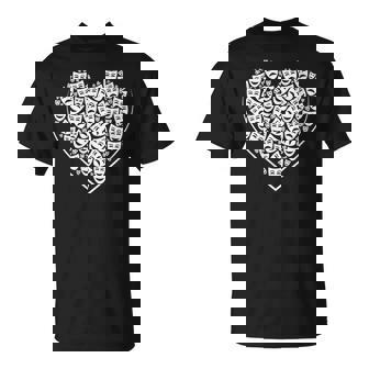 Drama Theatre Nerd Mask Lover Heart Actor Actress T-Shirt | Mazezy