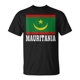 Drapeau De La Mauritanie -Ouvenir Patriotique Des Racines Nationales T-Shirt - Cadeauxyz