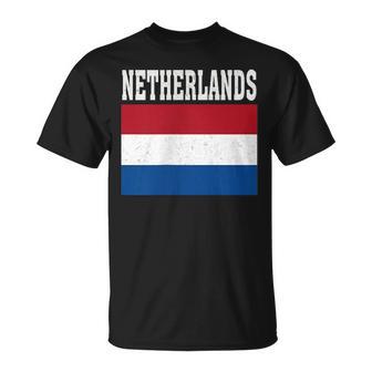 Drapeau Des Pays-Bas -Ouvenir Patriotique Des Racines Nationales T-Shirt - Cadeauxyz