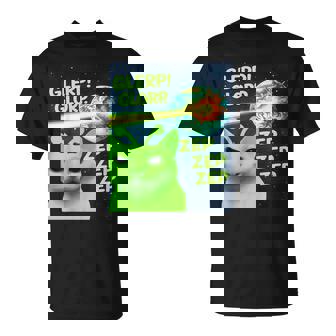 Drôle Alien Cat Meme Glerp Glorp Zep S Hommes T-Shirt - Cadeauxyz