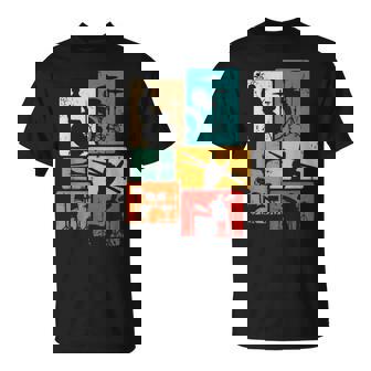 Drum Player Rock Music Drumsticks Drumming Vintage Drummer T-Shirt - Monsterry