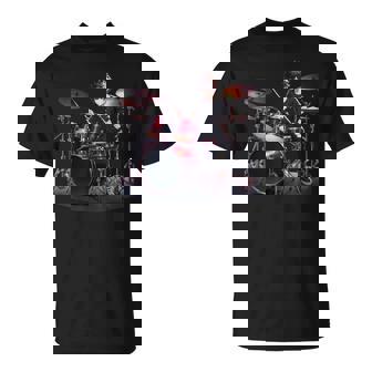 Drums ドラマーバンド ドラムセット ドラムセット Tシャツ - Kawaiitshirt