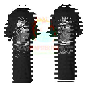 Dumpster Fire Response Team Leader Christmas T-Shirt | Mazezy