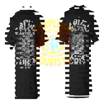 Earplugs Are For Tourists Punk Rock Music Tank Top T-Shirt | Mazezy