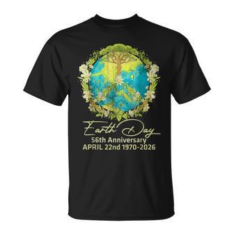 Earth Day 2026 56Th Anniversary Earth Day T-Shirt - Monsterry