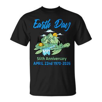 Earth Day 2026 56Th Anniversary Earth Day Turtle T-Shirt - Monsterry