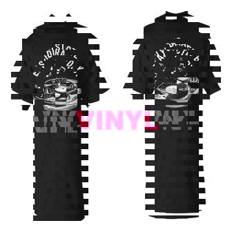 Easily Distracted By Vinyl T-Shirt | Mazezy