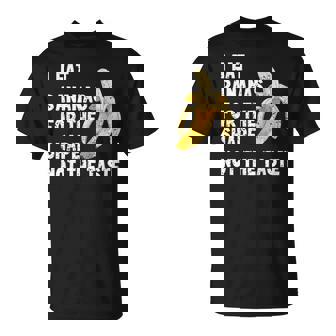 I Eat Bananas For The Shape Not The Taste T-Shirt - Monsterry