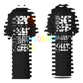 Eat Sleep Dandy Repeat Gamer T-Shirt | Mazezy