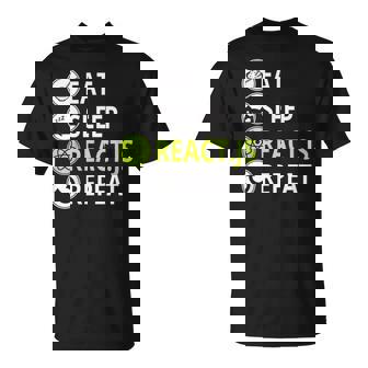 Eatleep ReactJs Repeat Javascriptプログラマー用 Tシャツ - Kawaiitshirt