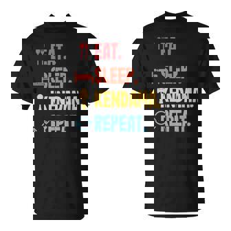 Eatleep けん玉リピート Tシャツ - Kawaiitshirt