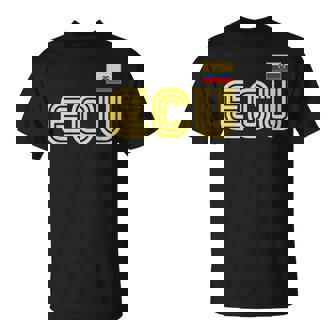 Ecuador Flag Retro International Country Ecuadorian Pride T-Shirt | Mazezy