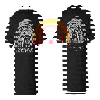 Elementary PTO Rainbow Parent Teacher Organization Student T-Shirt | Mazezy