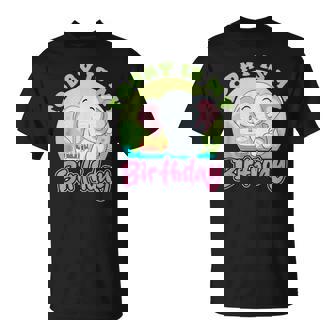 Elephant Birthday Party Cute Cake Safari Adventure Zookeeper T-Shirt | Mazezy