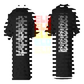 Elo Vintage Retro Name Vintage Retro Boy Girl T-Shirt - Thegiftio