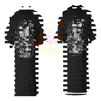 Enchanted Forest Fairy Fantasy Mystical Butterfly Mushroom T-Shirt | Mazezy