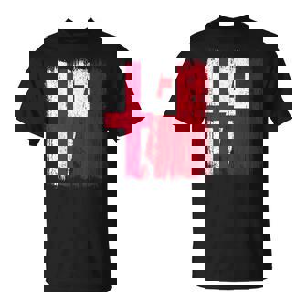 England Tonga Half Flag English Tongan Heritage T-Shirt | Mazezy