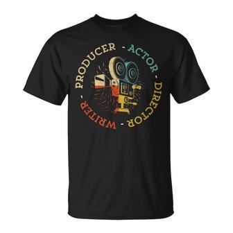 Escritor Productor Actor Director De Cine Divertido Cineasta Camiseta unisex - Regaloses