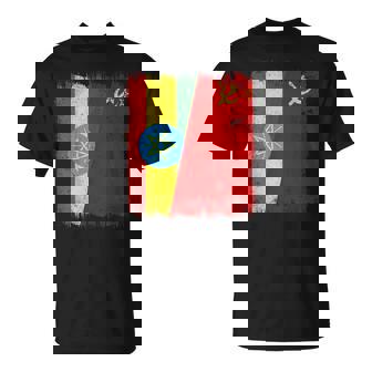 Ethiopia Soviet Union Flag Ethiopian CCCP Heritage T-Shirt | Mazezy