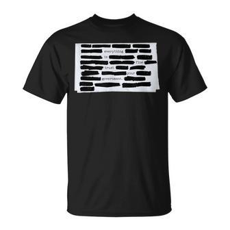 Everything Is Fine Trust Your Government Humorous T-Shirt - Thegiftio UK