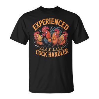 Experienced Graphic Animals Cock Handler T-Shirt | Seseable UK