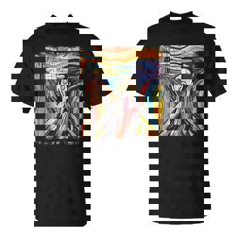 Expressionist Artwork The Scream Goat Face Tank Top T-Shirt | Mazezy