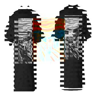 Expressionist Scream Squirrel Lovers Artistic Animal Lover T-Shirt | Mazezy