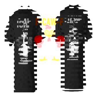 F-Caw-F Chicken Humor Boxing Quote Rooster Meme T-Shirt | Mazezy