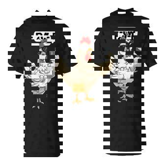 F CAW F Hen Chicken Selfie Sassy Women Meme Fashion Shopping T-Shirt | Mazezy